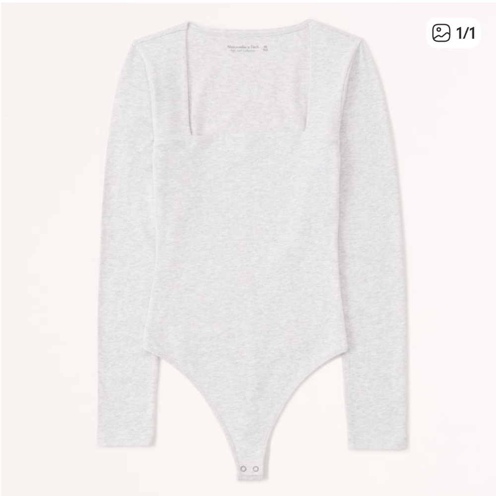 Long Sleeve Cotton Sleeveless Square neck Bodysuit